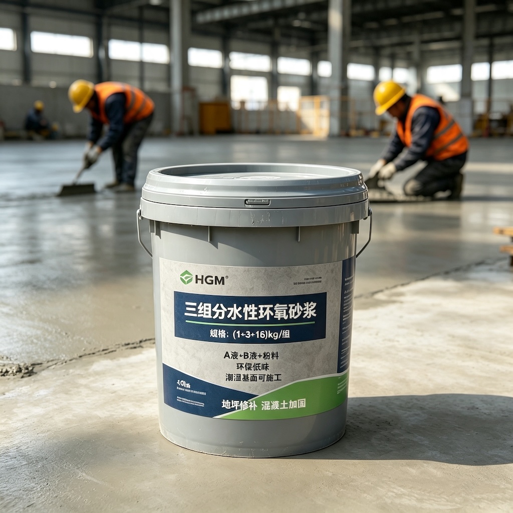 洪泽三组份水性环氧砂浆